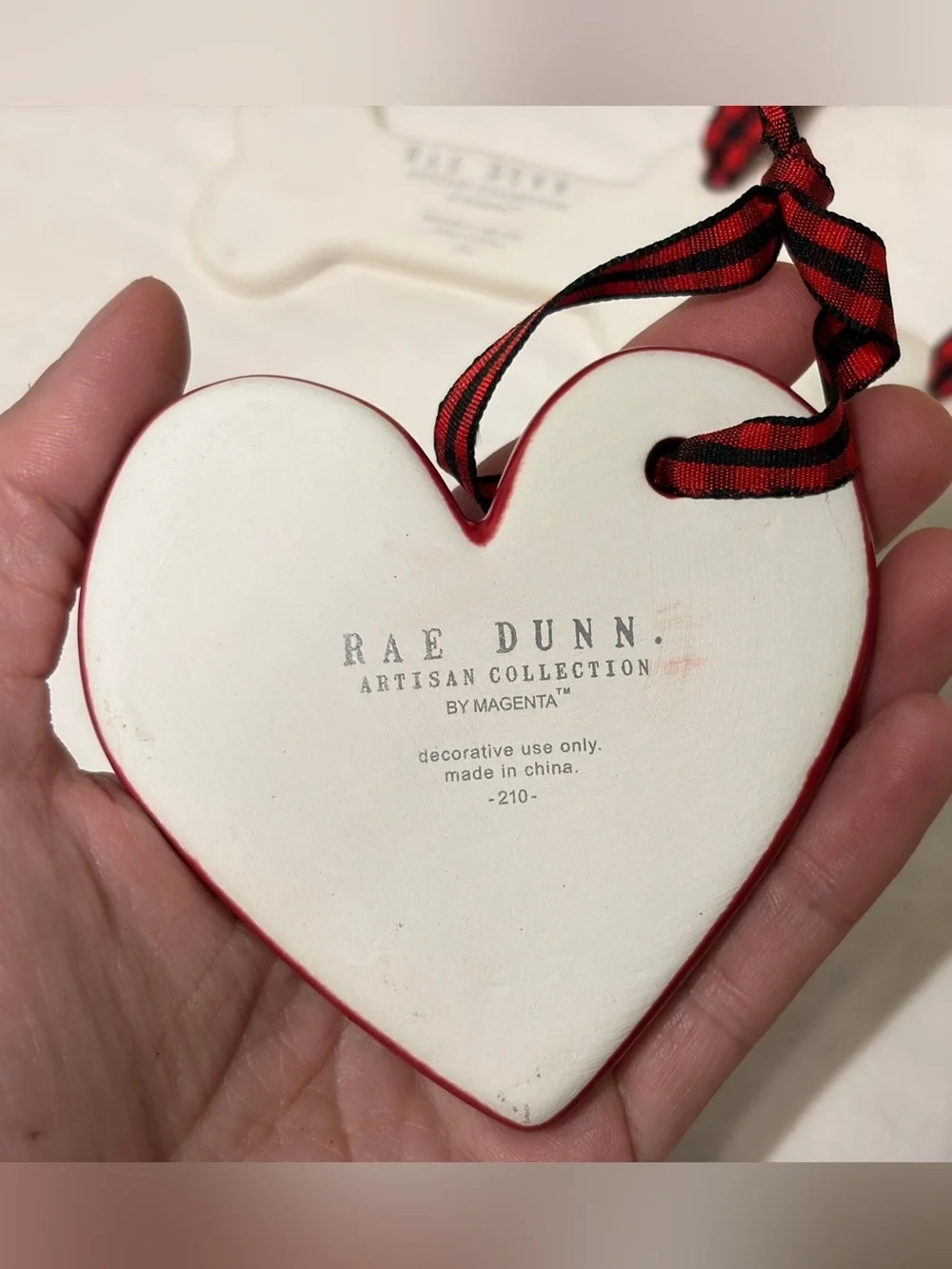 Sof3 RAE DUNN DOG THEMED ORNAMENTS
